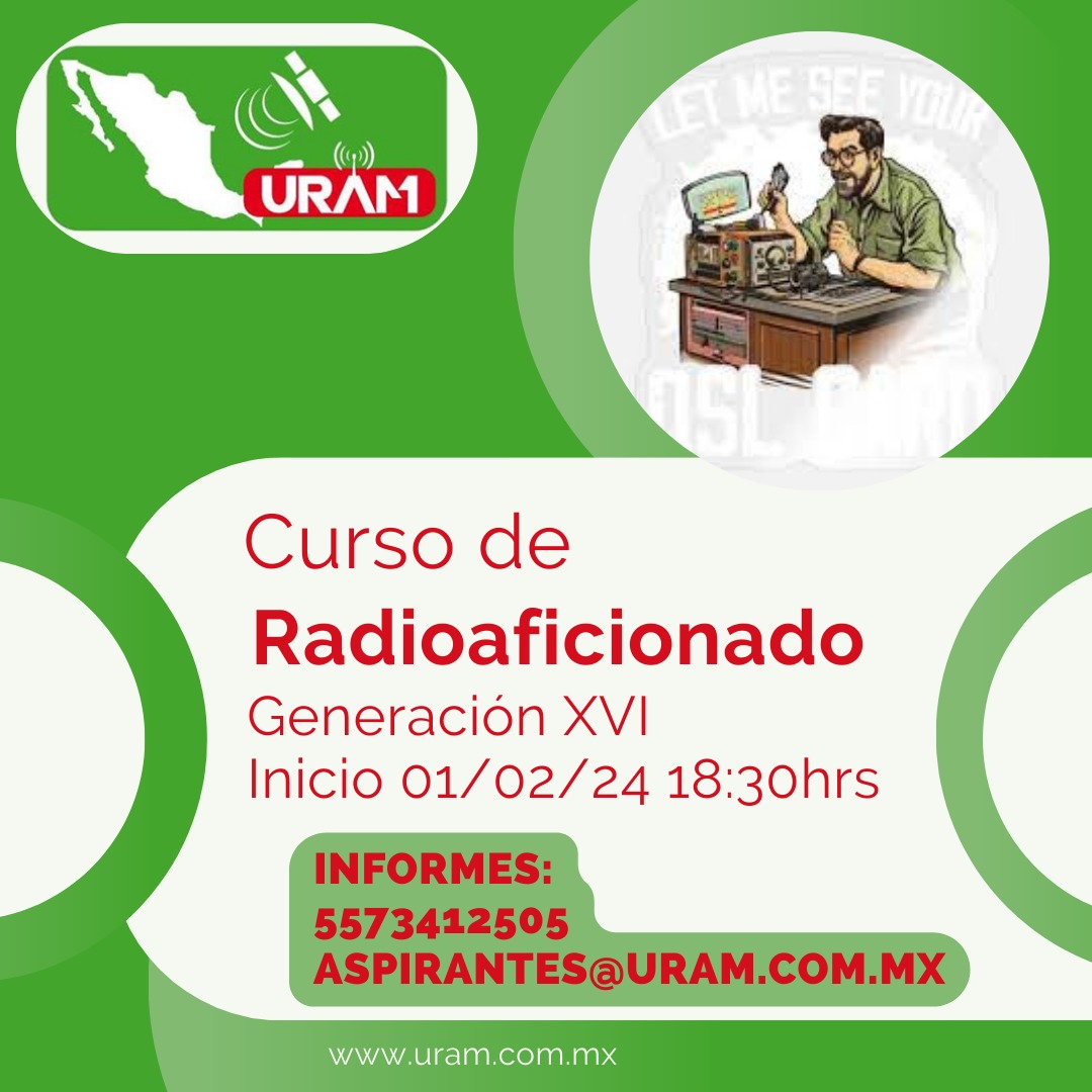 Publicidad - Curso Radioaficionados 2024 - Gen XVI
